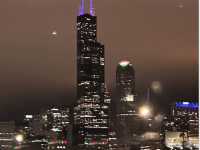 Driving into city to Hilton Chicago for MWDental convention at McCormick pl.
