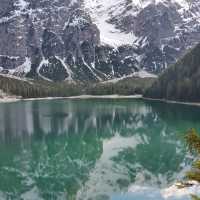 Incredible lake between Austrian and Italy 