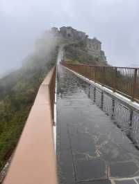 Crossing into the clouds 