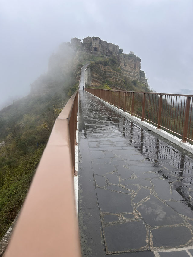 Crossing into the clouds 
