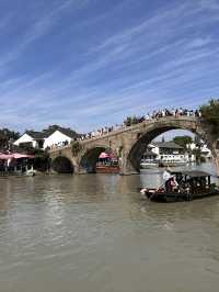 Zhujiajiao is an ancient water town located in the Qingpu District of Shanghai