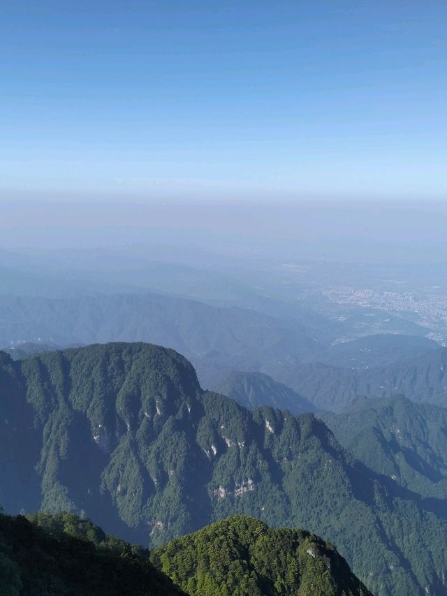 Sacred Emeishan mountain