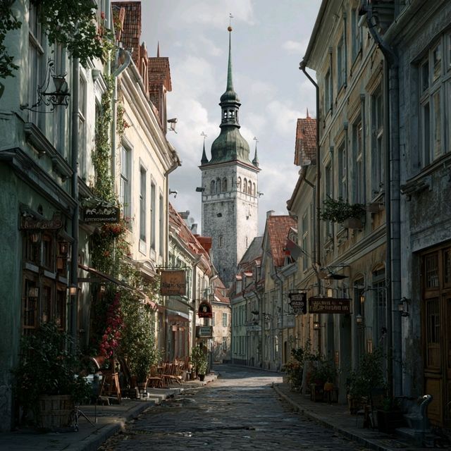 Fairytale Streets of Tallinn: Where Time Stands Still 🕰️✨ Fairytale Streets of Tallinn: Where Time Stands Still 🕰️✨