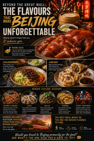Beyond the Great Wall:  The flavours that make Beijing unforgettable 