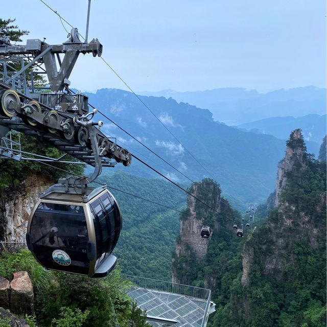 The iconic Zhangjiajie  