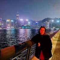 A starry night in Hong Kong
