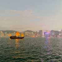A starry night in Hong Kong