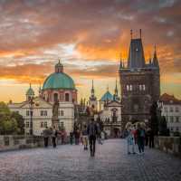 Prague's Famous Bridge!