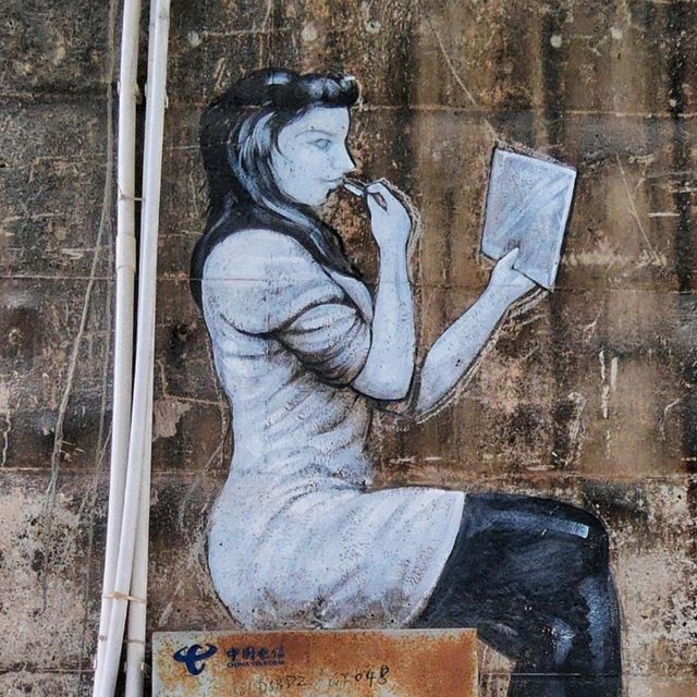 When the empty factory becomes artwork inspiration! 