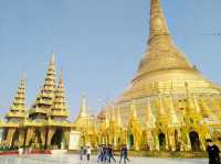 Symbol of Myanmar | Shwedagon Pagoda in Yangon, one of the three major ancient sites in Southeast Asia of Buddhism's Light.