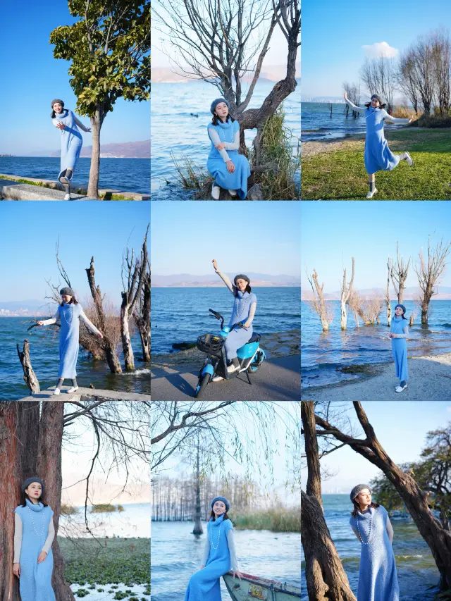 告別遊客照洱海騎行這樣拍