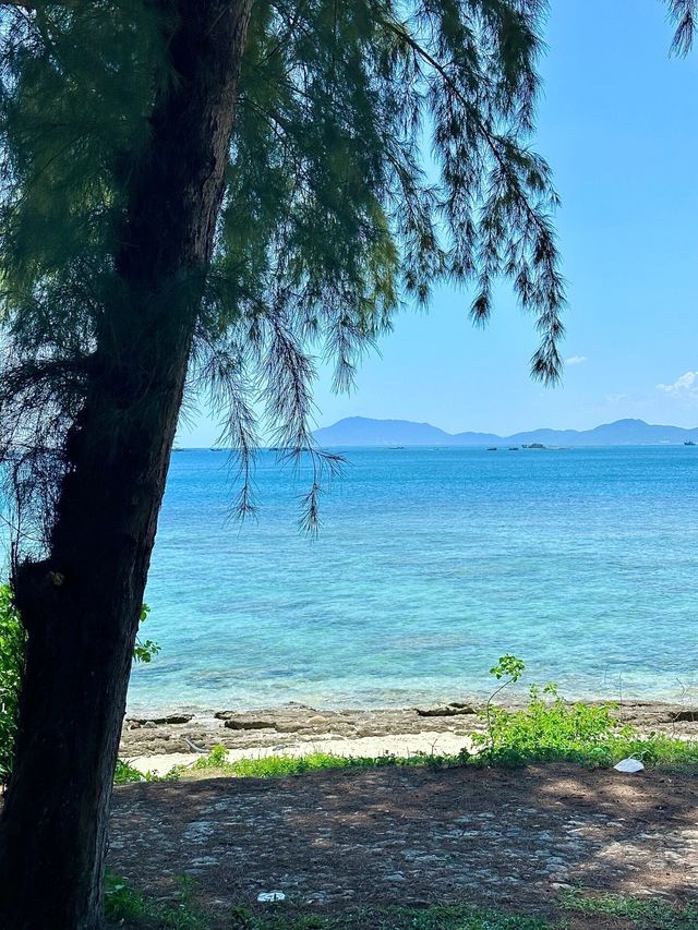 在三亚｜玻璃海不用跑太遠|||西島很早以前來三亞就曾經來過來