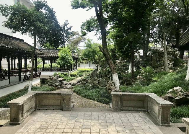 蘇州圖書館裡的“天香小築”