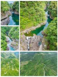浙江磐安十八渦，深山峽谷，地質奇觀，山清水秀