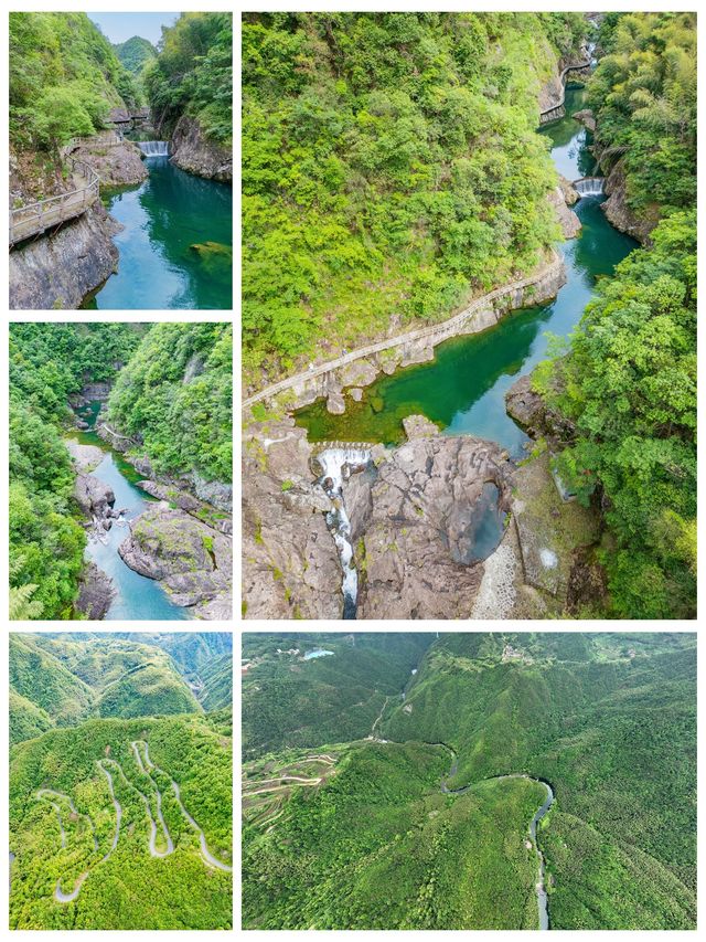 浙江磐安十八渦，深山峽谷，地質奇觀，山清水秀