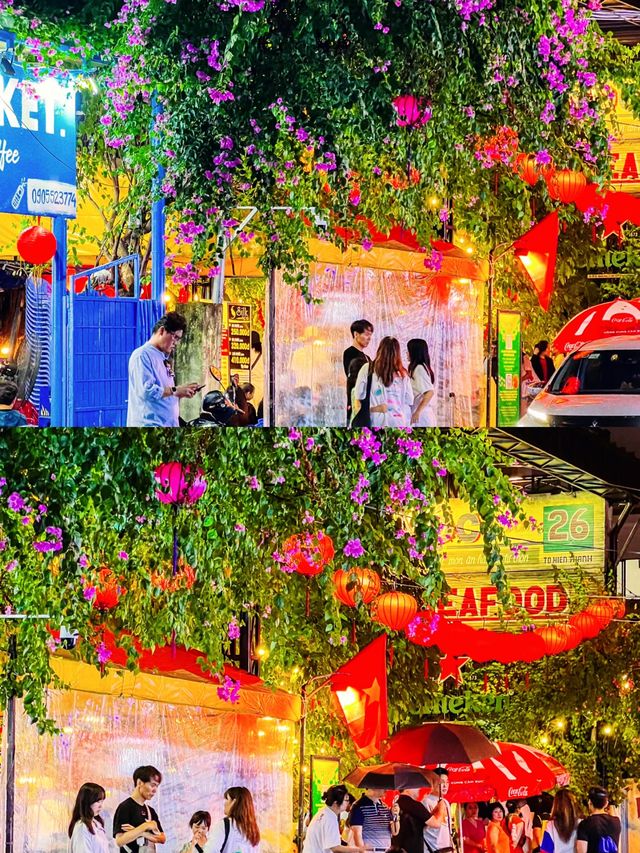 岘港當地人光顧的一家海鮮餐廳。