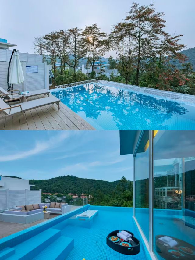 莫干山懸空泳池「不是巴里島小眾酒店。