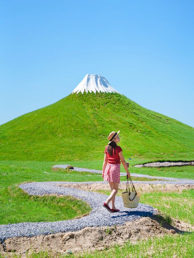 雪山、草原、湖泊，屬於京郊的小新疆!