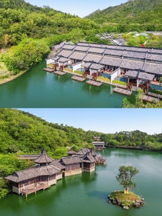 In Huizhou! I will come again! I love this Chinese-style hot spring hotel. 