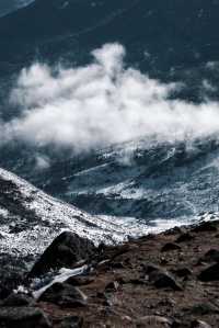 野馬海子徒步—遇見雪山下的藍冰湖泊