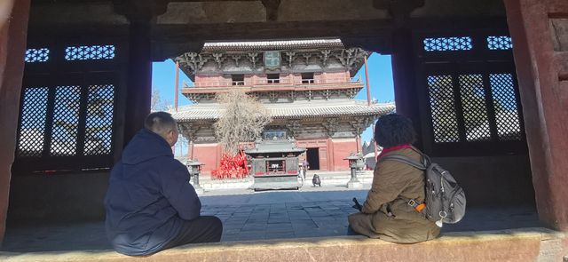 歲月靜好獨樂寺  3 三塊匾與彩泥大觀音