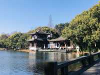 西湖美景和雷峰塔
