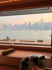 香港麗晶｜值哭！帶寶寶躺進維港畫框✨