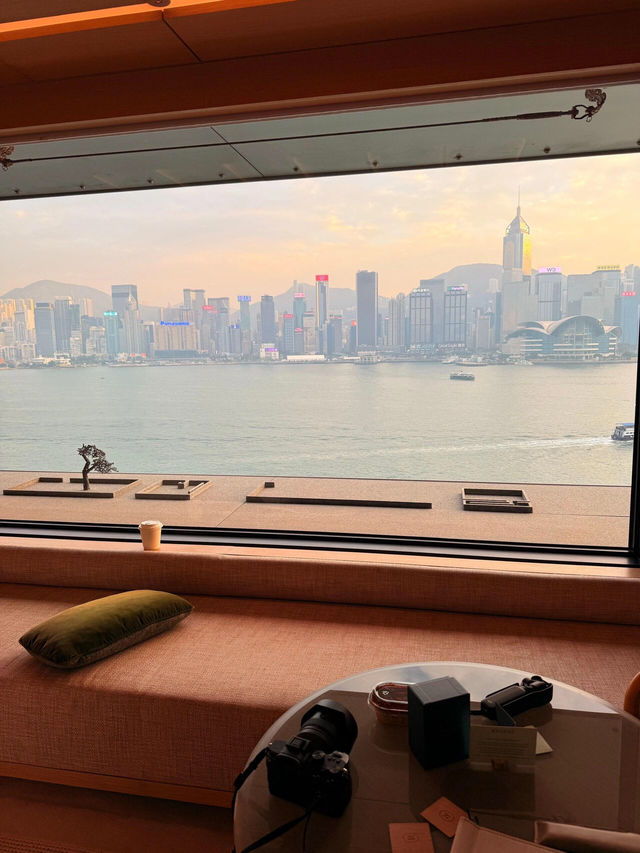 香港麗晶｜值哭！帶寶寶躺進維港畫框✨