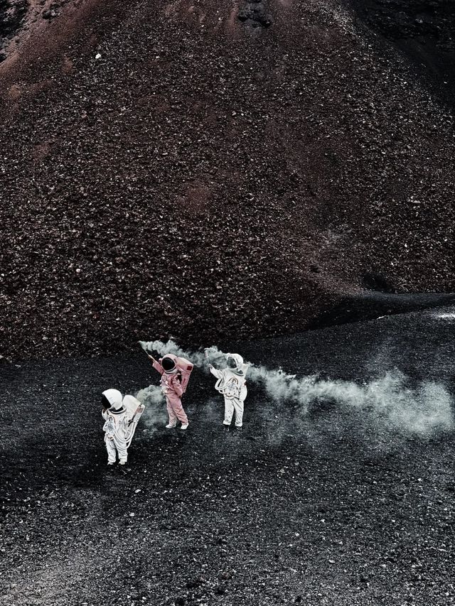 烏蘭察布火山拍到了人生照片，火山爆發！