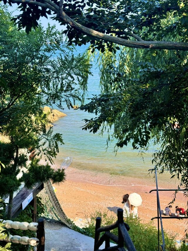 威海旅遊寶藏拍照打卡點同貝殼沙灘🩵