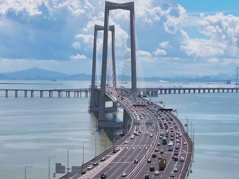 Western Artificial Island of the Shenzhen-Zhongshan Corridor Opens