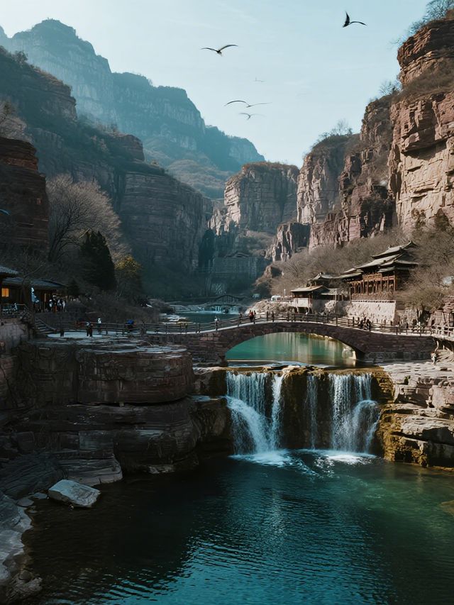 雲台山親子輕鬆遊！打卡潭瀑峽+獼猴谷