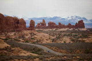 Traveling through the American West feels like stepping into a lost map of a distant planet