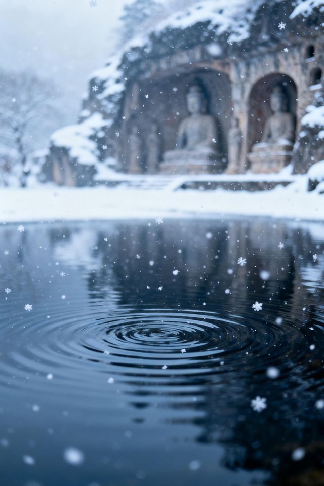 【龍門雪境|赴一場千年石窟的靜心之約】 【龍門雪境|赴一場千年石窟的靜心之約】