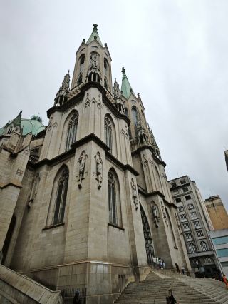 Katedral Pusat Kota São Paulo, Brasil