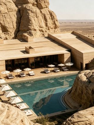Hidden in the Utah desert! This hotel, known as the world’s loneliest hotel, offers a full wild luxury experience