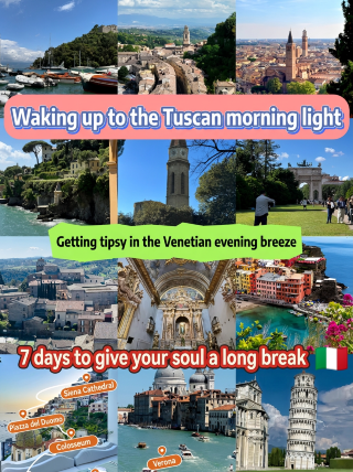 Italy 7-day relaxed travel guide | Slow down life to 0.5x speed