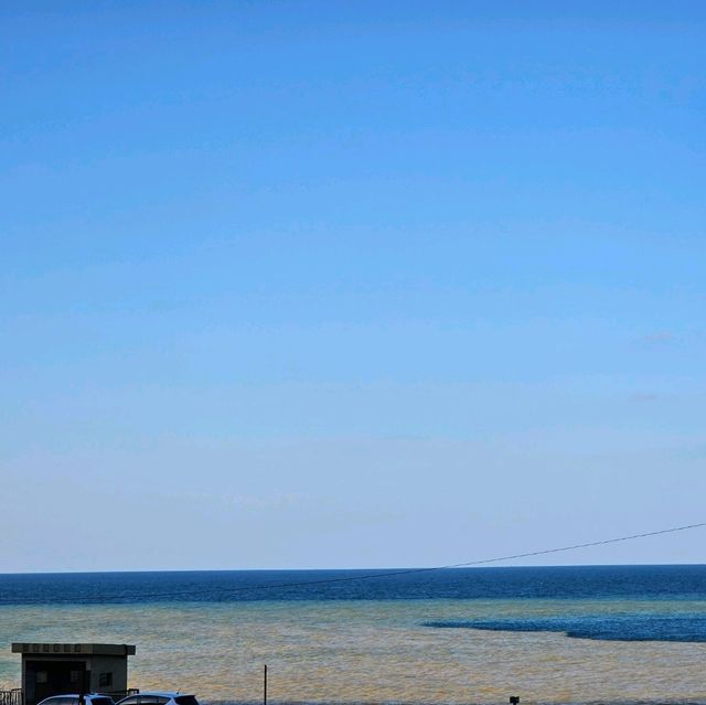 瑞芳區水湳洞～陰陽海～金黃色與蔚藍色海水特殊地理景觀