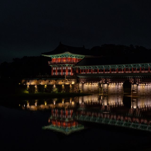 경주 야경 원탑 월정교!