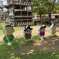 淡路島！ニジゲンノモリ「アッパレ！戦国大冒険！」巨大アスレチック！子供はもちろん大人もチャレンジ可