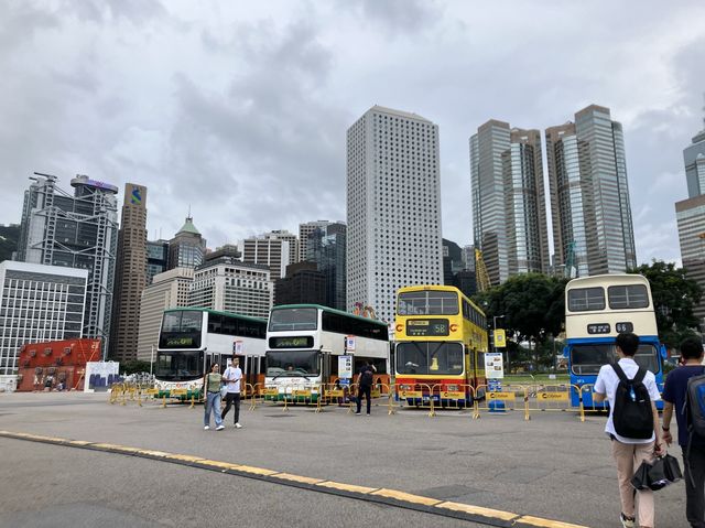 ［香港歷史］新巴城巴巴士展覽@中環海濱活動空間