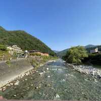 お宿　山翠　近くの阿智川散策