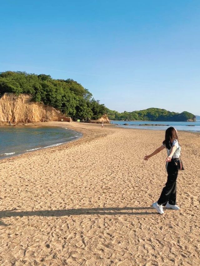 まるで天国？美しすぎる幻の砂浜👼⛱🤍【香川県・小豆島】
