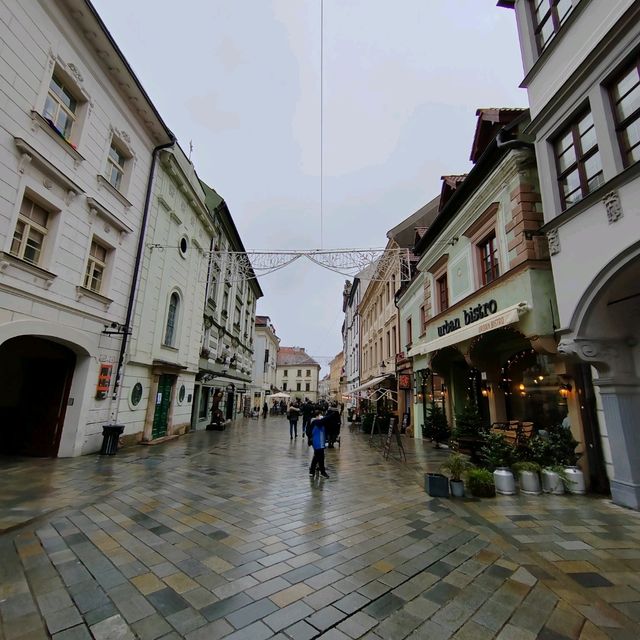 A day in Bratislava during winter 2022