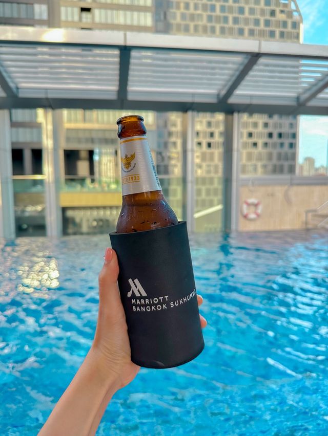 메리어트 수쿰윗 방콕에서 즐기는 수영장 호캉스🦦