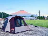 富士山が見えるキャンプ場で至福の体験を🌿🏕️