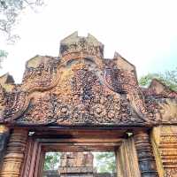 Bonteay Srei Tempple View in Siem Reap 