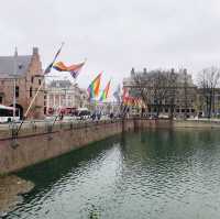 荷蘭🇳🇱海牙The Hague (Den Haag)🚶🏻‍♀️🚶🏿🚶🏻‍♂️ Hofvijver 散步看風景