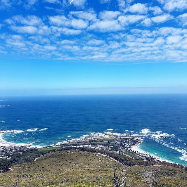 The panoramic view from the summit unveiled a