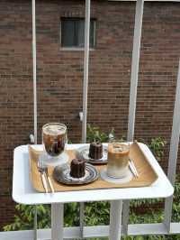 🇰🇷韓国 /ソウル cafe 🖤THE equilibrium coffee 映えカフェ